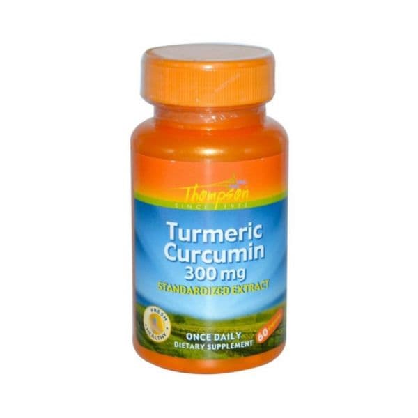 Thompson Turmeric Curcumin Extract 300mg 60 Cápsulas