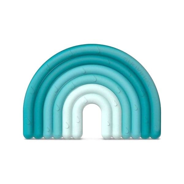 Suavinex Mordedor Silicone Arco Íris Azul