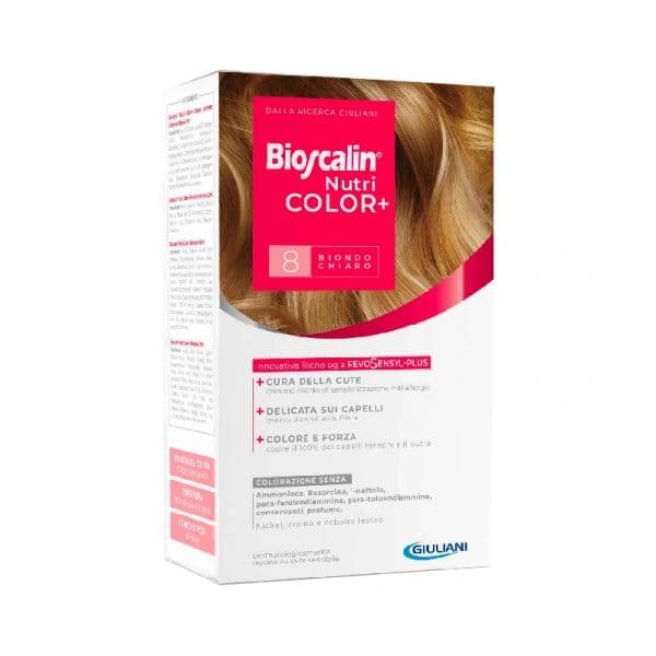 Boiron Bioscalin Nutri Color+ Coloração Permanente Louro Claro 8