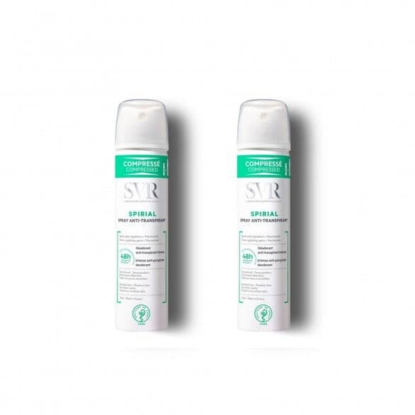 SVR Spirial Spray Antitranspirante Intensivo 2x75ml