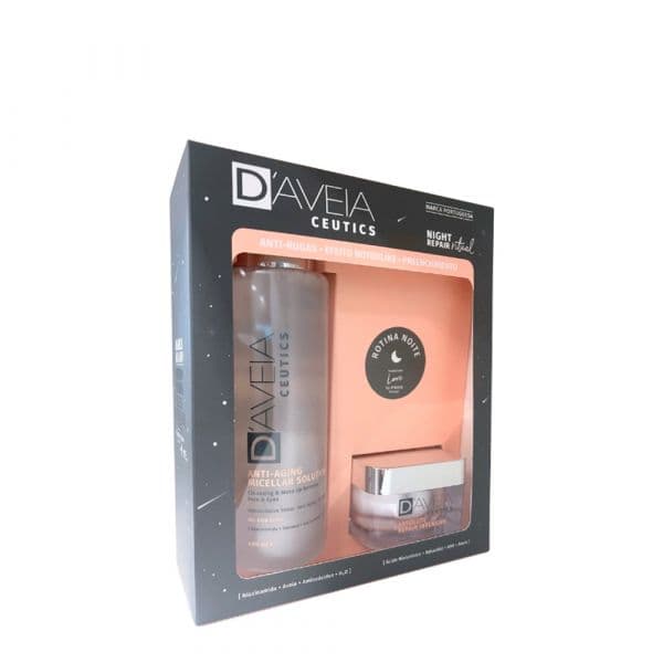 D'Aveia Ceutics Anti-Aging Solução Micelar 400ml + Ceutics Absolute Repair Intensive 40s 50ml Coffret