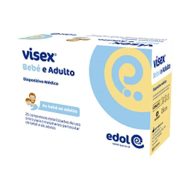 Edol Visex Bebé e Adulto Compressas Esterilizadas x20