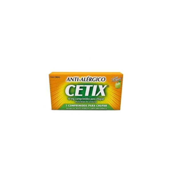 Cetix 10mg p/ Chupar 14 Comprimidos