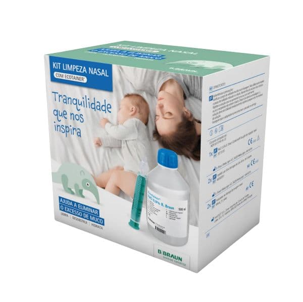 Braun Kit Limpeza Nasal c/ Ecitainer 500ml