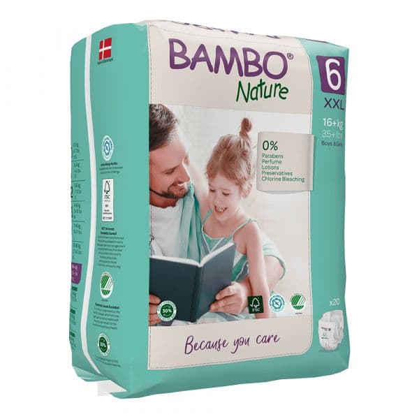 Bambo Nature Fraldas Tamanho 6 20 Un.