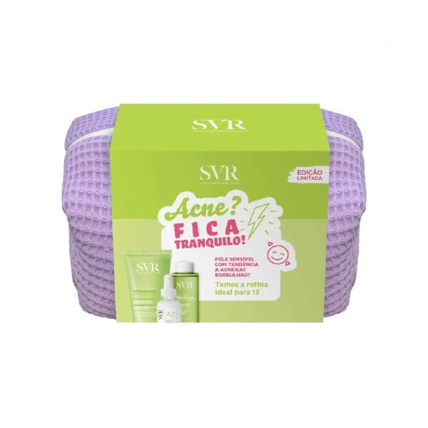 SVR Sebiaclear Rotina Anti-Imperfeições Ampoule AZ 30ml + Sebiaclear Micro-Peel 150ml + Sebiaclear Gel Moussant 200ml Coffret