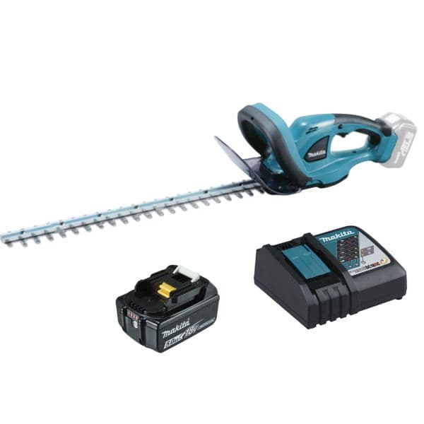 Makita Corta Sebes 18V + Bateria 18V 5.0Ah + Carregador (DUH523) - Gama Motosserra
