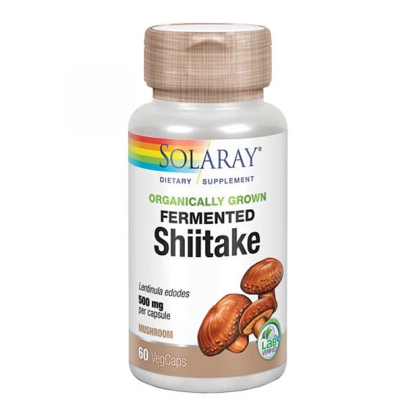 Solaray Shiitake 500mg 60 Cápsulas Vegetais