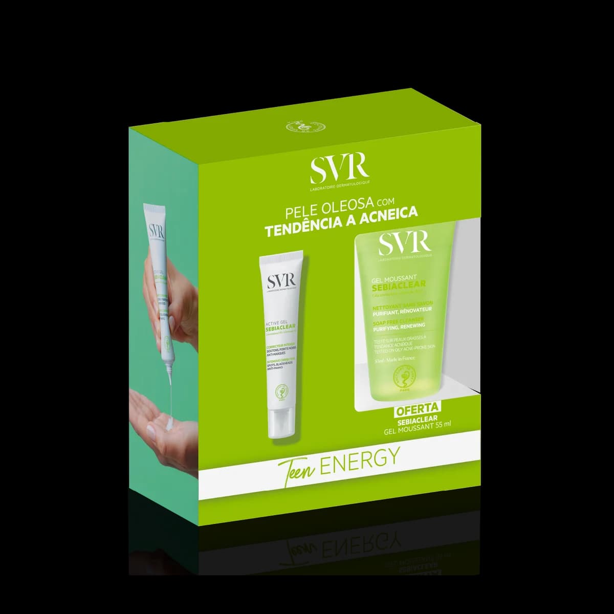 SVR Sebiaclear Active Gel 40ml + Gel Moussant 55ml