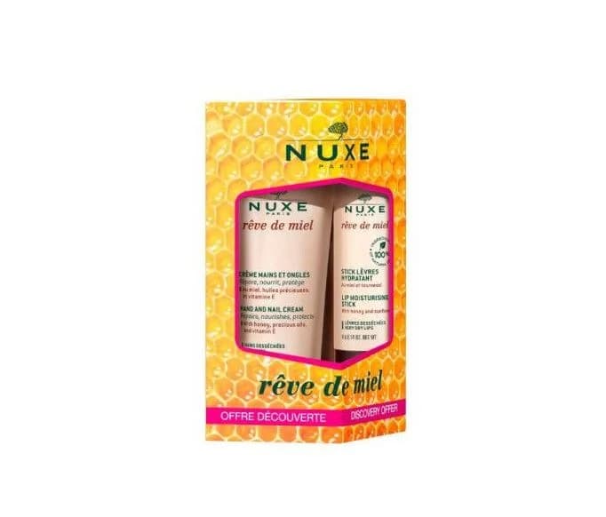 Nuxe Rêve de Miel Pack Stick 4g + Creme de Mãos 30ml