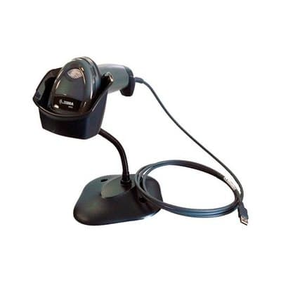 ESCANER ZEBRA DS2208-SR 1D/ 2D NEGRA USB Y STAND IP42