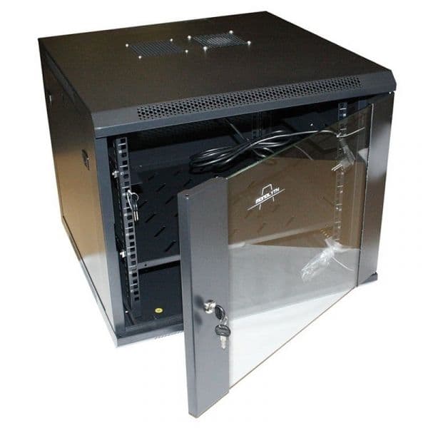 Monolyth Armário de Rack 12U SH6612 600x600 Preto