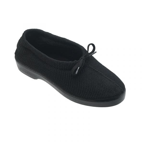 Nursing Care Sapato de Conforto C/pelo e C/ Cordão (preto, 35)