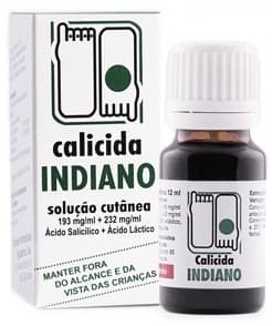 Calicida Indiano Líquido, 240/200 mg/ml x 12 sol cut