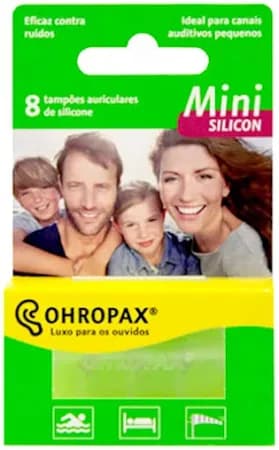 Ohropax tampoes mini silicone x8