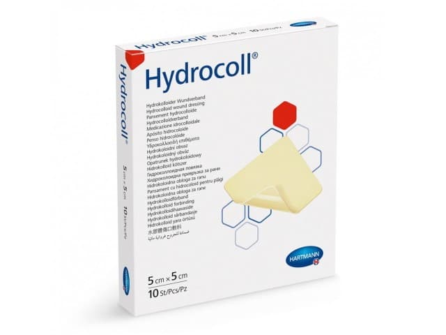 Hydrocoll standard 7.5x7.5cm c/ 10unidades