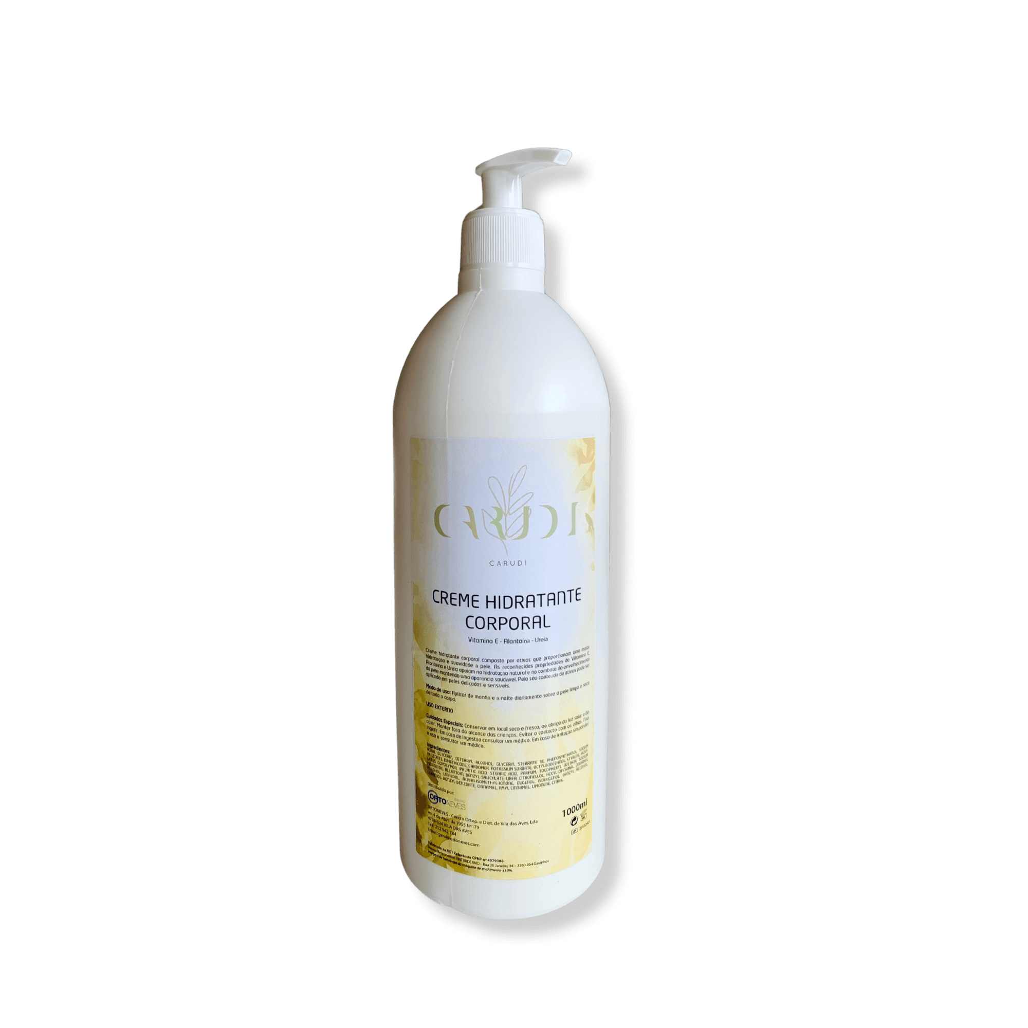 Creme hidratante corporal 1lt - CARUDI CREME 1LT