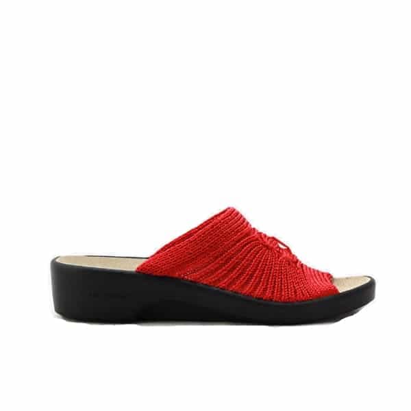 Chinelo ortopedico em malha ref 1301 (37, VERMELHO)
