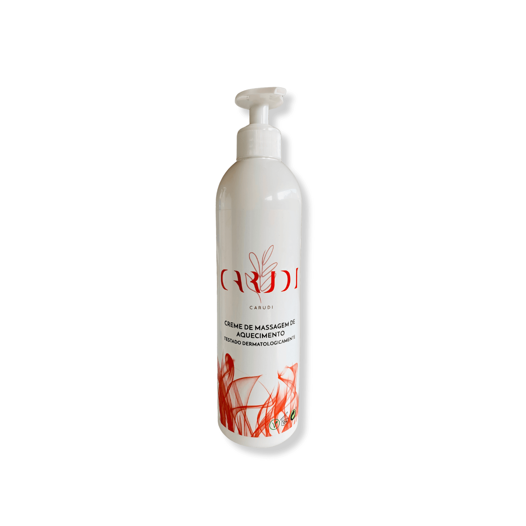 Creme massagem aquecimento 500ml CARUDI