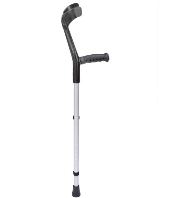 Canadianas C1 Integral (Par) | Tubo em Alumínio, Punho Macio, 150kg