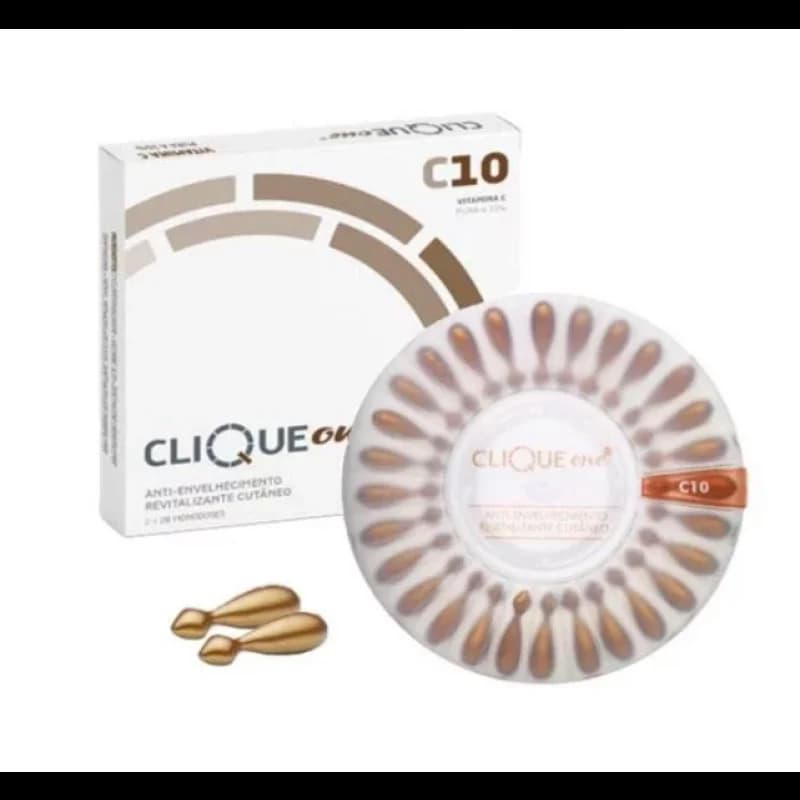 Medinfar Clique One Vitamina C10 Anti-Idade 28 Monodoses
