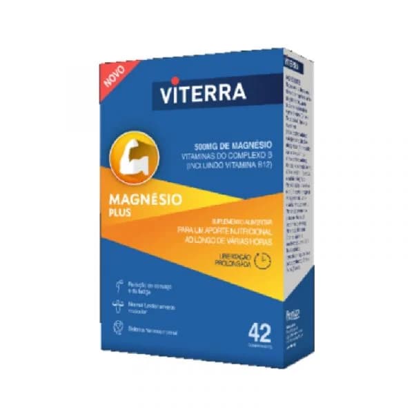 Viterra Magnésio Plus 42 Comprimidos - My Cosmetics