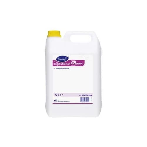 Diversey Detergente D10.4 Clorado p/Limpeza Desinfeção 5L