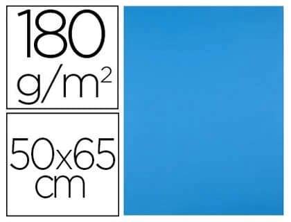 Liderpapel Cartolina 50X65cm 180Grs 25un. Azul - CX58