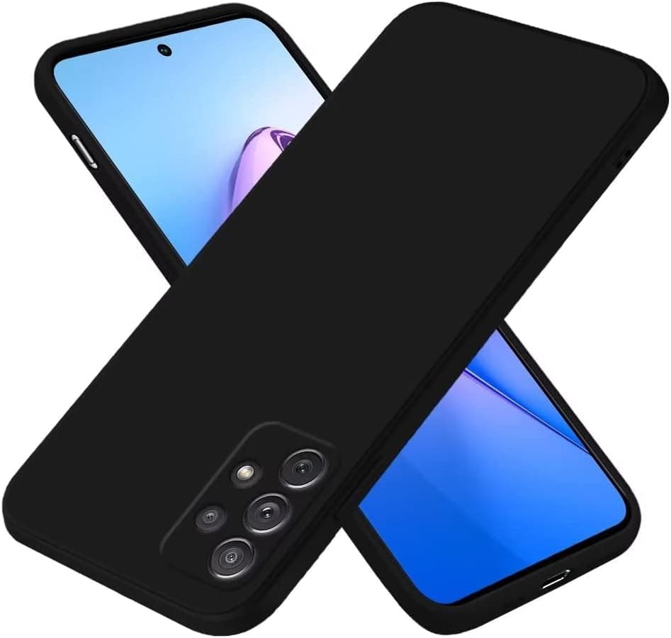 Capa Silicone Líquido Samsung A72 Preto