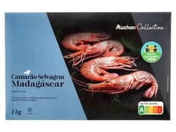 camarão auchan collection cultivamos o bom selv madag 40/60 cong kg