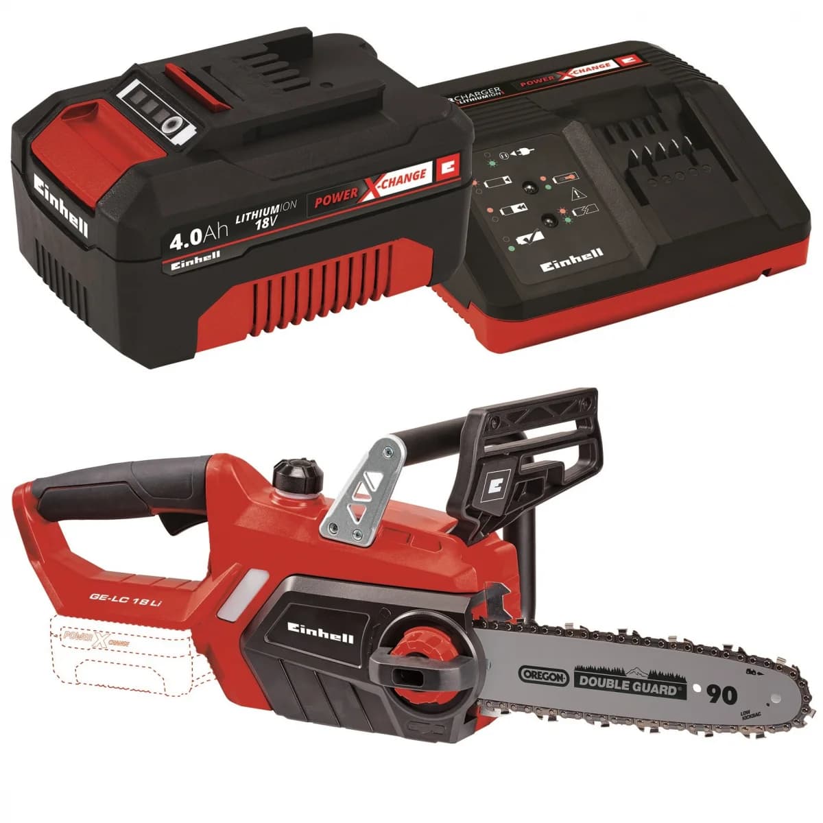 Einhell Serra a Bateria Ge-lc 18 Li-solo ref.4501761 + Starter Kit - 4501761_4512042