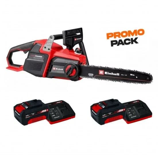 Motosserra GP-LC 36/40 Li BL+ 2 bateria 4.0Ah e 2 carregadores refª 4600050_2x_4512042 Einhell