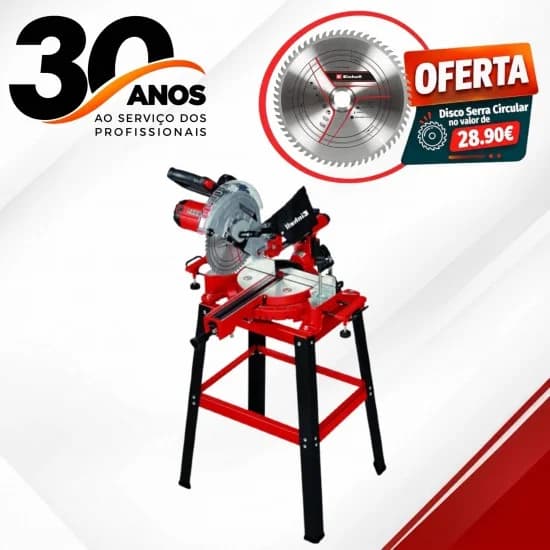 Serra ½ esquadria telescópica TC-SM 2531/2 U [4300805] + Disco 254mm [589561] EINHELL