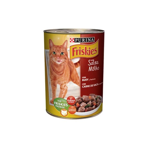 Ração Húmida Friskies Vaca/legumes 400Gr