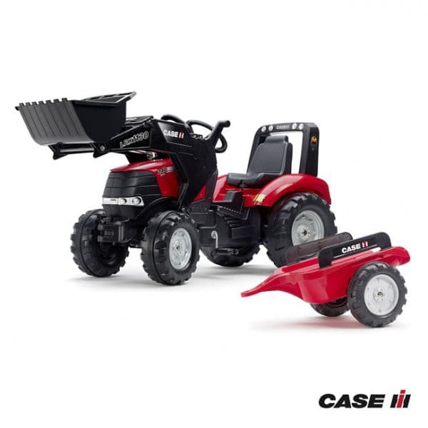 Falk Trator a Pedais Case IH Puma 240CVX + Reboque + Pá - TO-996AM