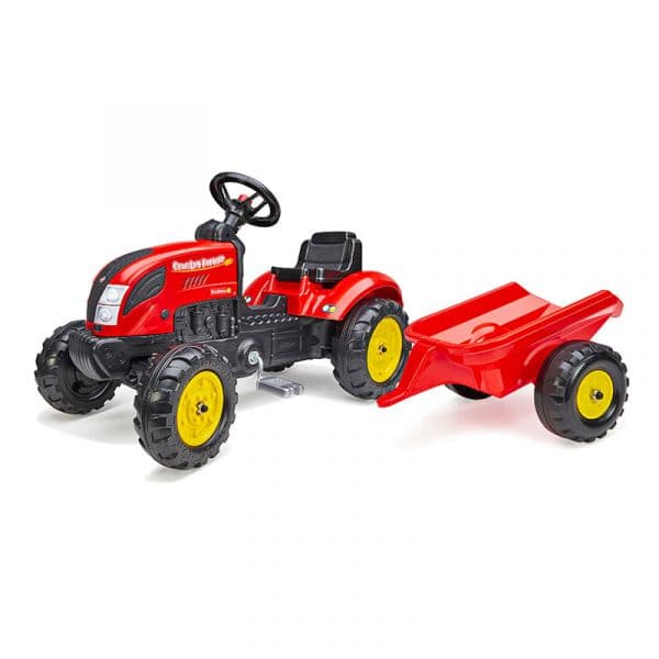 Falk Tractor a Pedais Country Farmer Vermelho c/ Reboque - TO-2058L