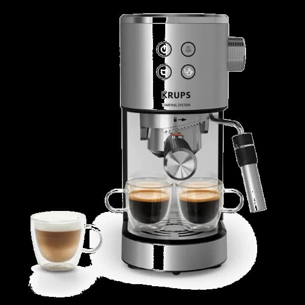 Máquina de Café KRUPS XP499EE0 Virtuoso + Tamping Inox