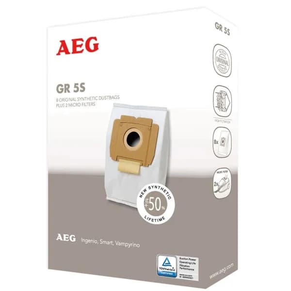 Embalagem de Sacos Aspirador AEG - GR5S