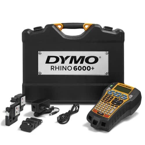 Dymo Impressora de Etiquetas Industrial Portátil Rhino 6000+ com Conexão para PC e Estojo