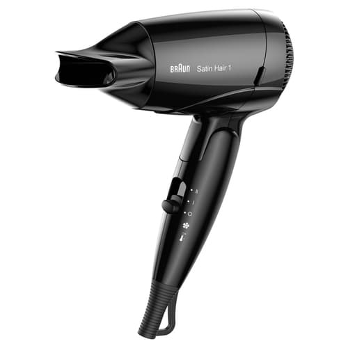 Secador de Cabelo Style&Go 1200W (Preto) - BRAUN