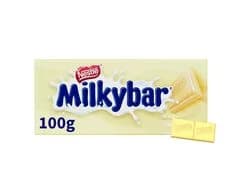 tablete nestlé milkybar chocolate branco 100g