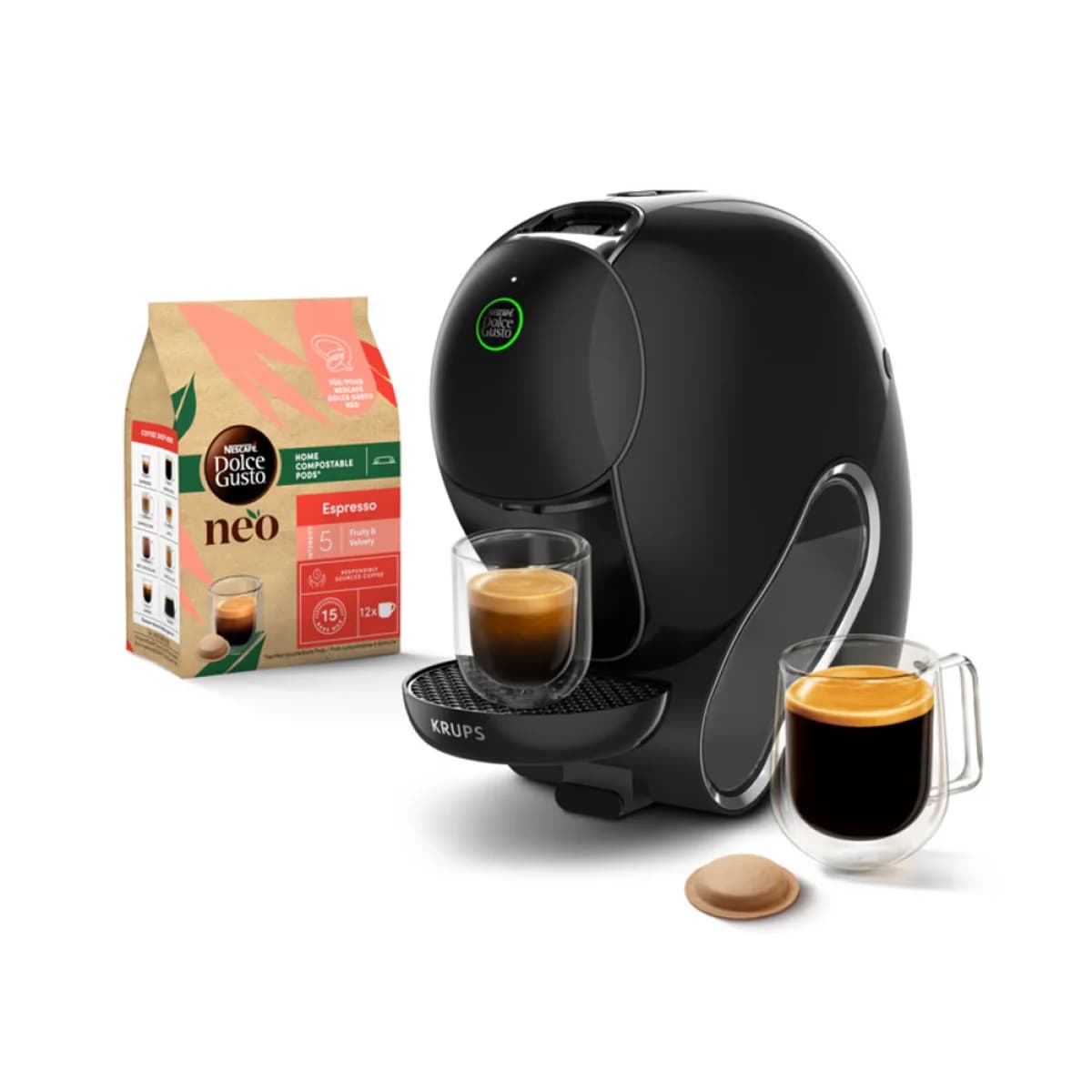 Máquina de Café Krups Máquina Café Cápsulas DG NEO KP83081