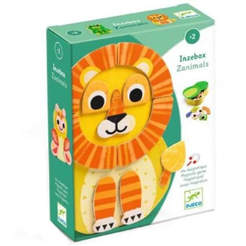 Djeco zanimals – caixa magnética de animais com íman +24 meses