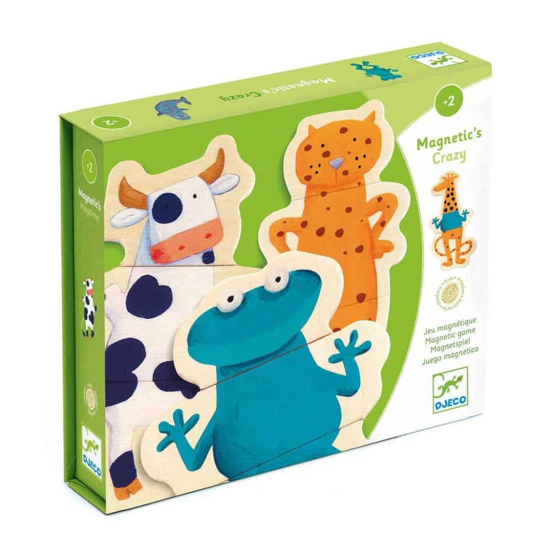Djeco zanimals – caixa magnética de animais com íman +24 meses