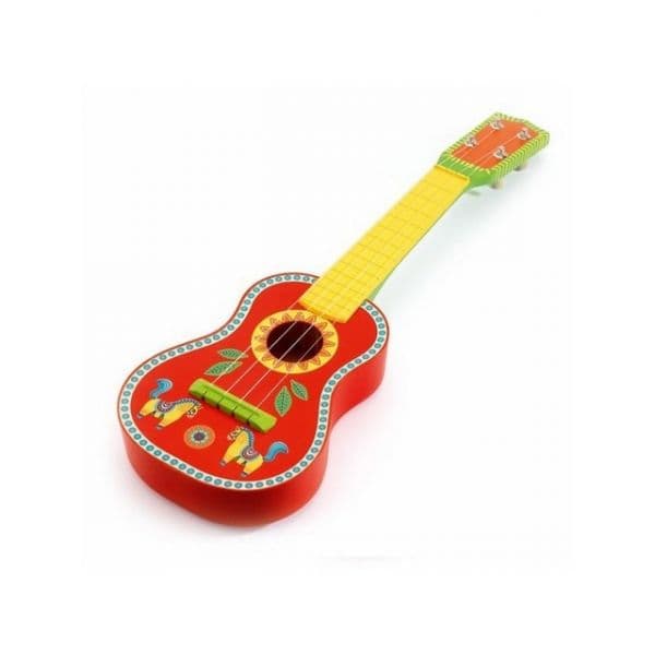 Djeco Ukulele Infantil Vermelho