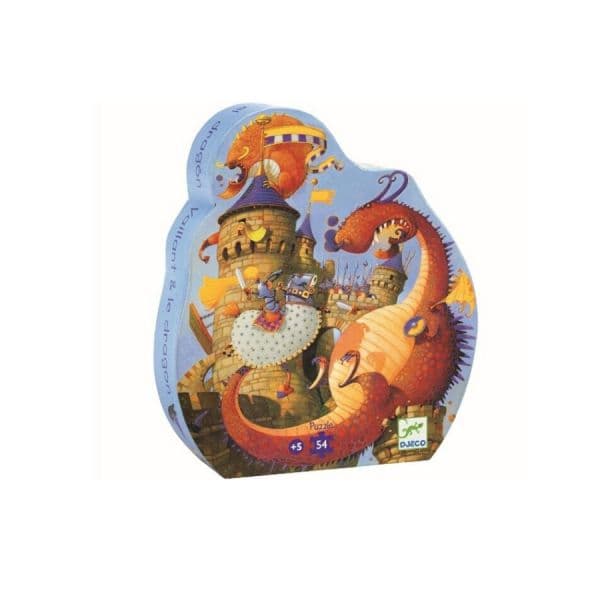 Djeco Puzzle Valente e os Dragões 54 Peças - DJECO254