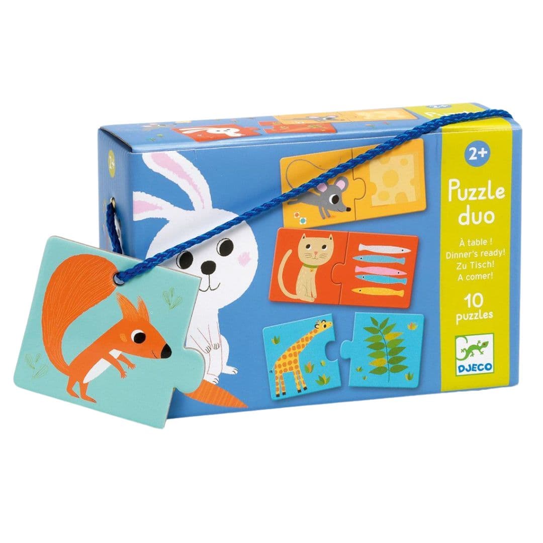 Djeco Puzzle Duo Vamos Comer 10 Pcs
