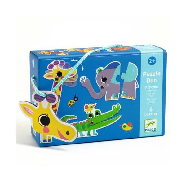 Djeco Puzzle Duo Animais Articuláveis