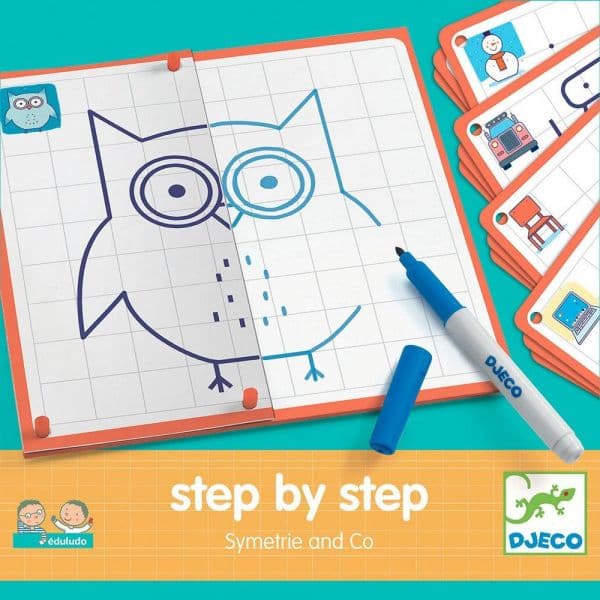 Djeco Desenha Passo a Passo com Simetria - DJ08325
