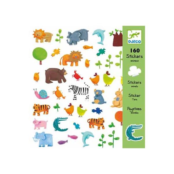 Djeco Autocolantes Animais